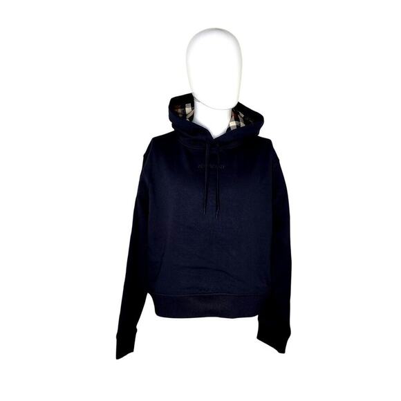 Burberry Hove Check Logo Hoodie Size XL NWT - Picture 2 of 16
